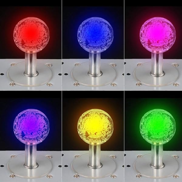 LED Arcade Joystick Colorful Street Game Parts for Home Control Panels - Image 4