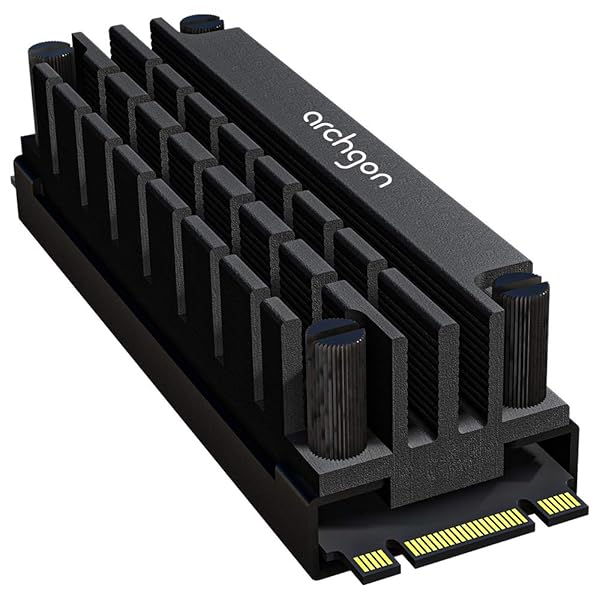 Archgon HS-1110 SSD Heatsink Cooler for PCIe NVMe M.2 2280 - Ideal for Workstations, Gaming PCs & Industrial Computers