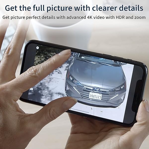 Arlo Ultra 2 Spotlight Camera 4K HDR (Camera only, SmartHub Sold Separately | Wireless Home Security Camera | Color Night Vision, Motion Sensor, 180º View, 2-Way Audio, Black - Image 7