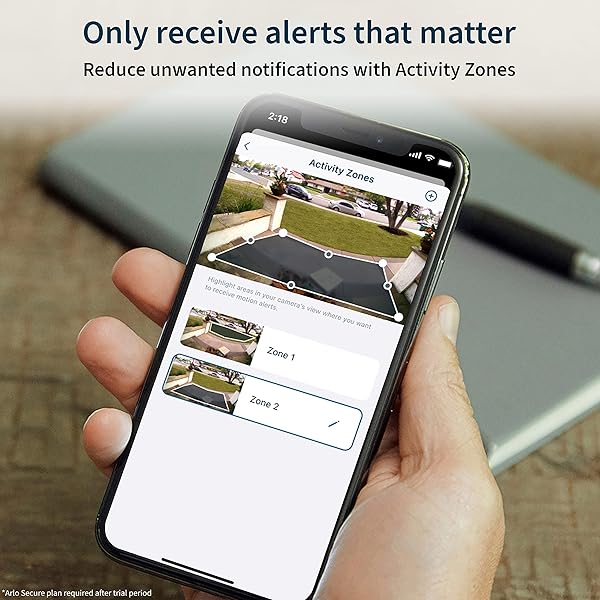 Arlo Ultra 2 Spotlight Camera 4K HDR (Camera only, SmartHub Sold Separately | Wireless Home Security Camera | Color Night Vision, Motion Sensor, 180º View, 2-Way Audio, Black - Image 9