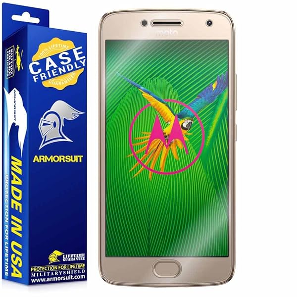ArmorSuit 2 Pack Screen Protector for Moto G Plus (5th Gen) - MilitaryShield HD Clear & Case Friendly - Image 2