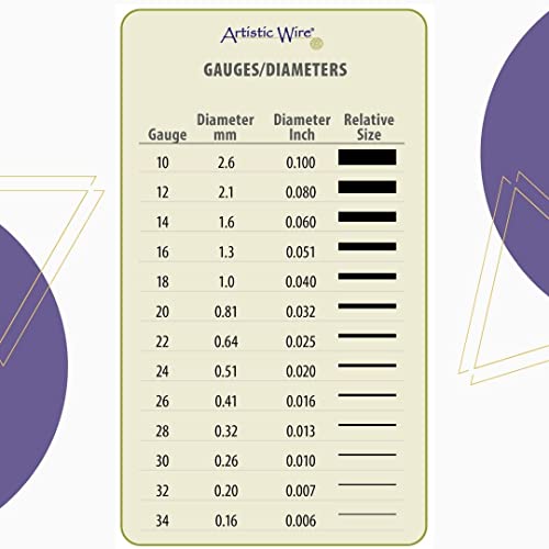 Artistic Wire 18 Gauge Tarnish Resistant Brass Jewelry Wire - Gold Color, 10 Yards for Crafting - Image 6