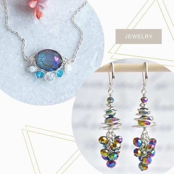 Artistic Wire 24 Gauge Colored Wire - 10 Yards Natural Non-Tarnish Silver for Crafting & Jewelry Making - Image 5