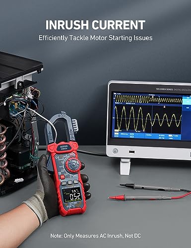AstroAI Inrush Digital Clamp Meter Multimeter 1000A TRMS 6000 Counts, Amp Voltage Tester with VFD, LOZ Mode; Measures AC DC Current Voltage - Image 4