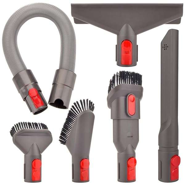 Fullclean Dyson Gen 5 Attachment Kit: V15, V12, V11, V10, V7, V8 Accessories & Brush Tools Bundle for Ultimate Cleaning