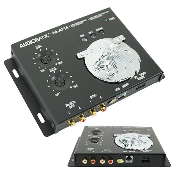 Audiobank AudioBank 1/2 Din Car Audio Bass Control Machine with Processor Maximizer and Sound Restoration for Subwoofer AB-AP14