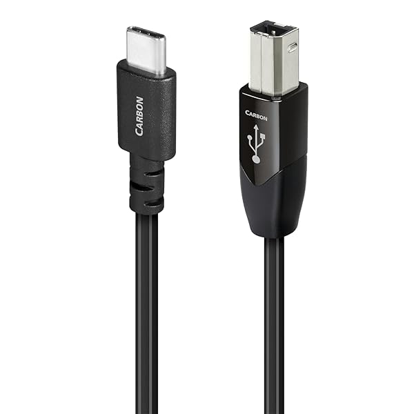 AudioQuest 075M Carbon USB 20 C to B High Quality Audio Cable for Superior Sound Performance