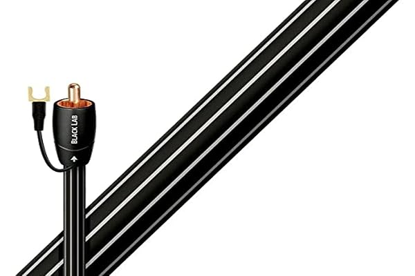 AudioQuest 8m Black Lab RCA Audio Cable - High-Quality Copper RCA Cables for Superior Sound