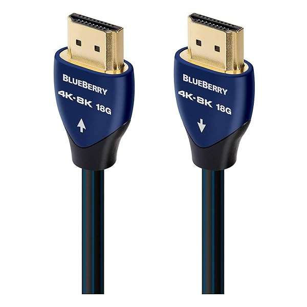 AudioQuest AudioQuest Blueberry 18 HDMI Cable: 4K-8K, 18Gbps, UHD, HDR & eARC for Ultimate Home Theater Experience