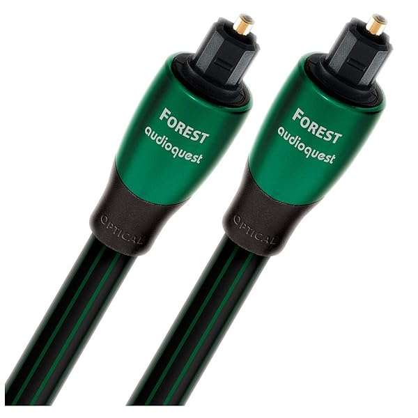 AudioQuest AudioQuest Forest Toslink Fiber Optic Cable 2.46 ft - High-Quality Digital Audio Connection in Green