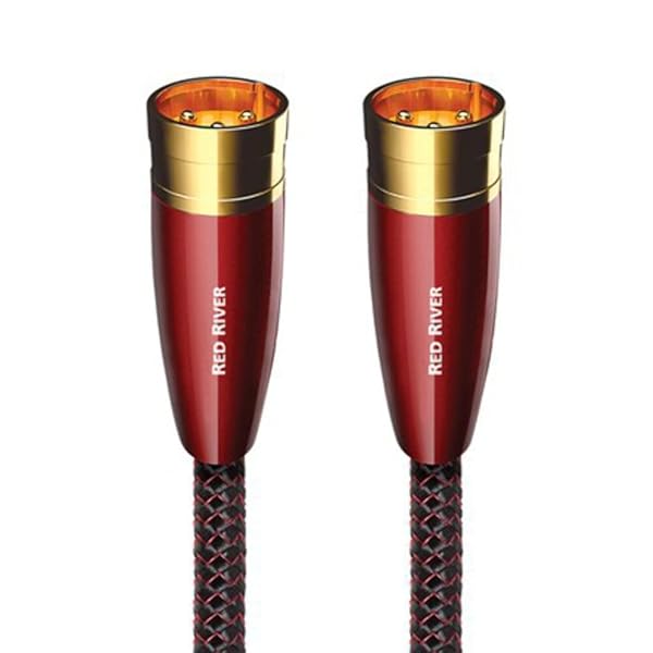 AudioQuest Red River 0.5m Balanced XLR Interconnect Cable - High-Quality Analog Audio Pair