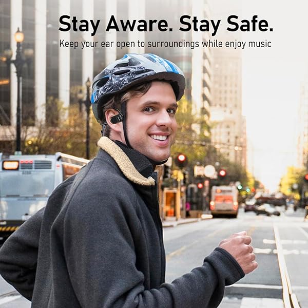 Audiovance OpenComfy CF201 Wireless Headphones for Running - Bluetooth Open-Ear Headphones for Sports Gym Workout - Superior Sound, Ultimate Comfor, - Image 6