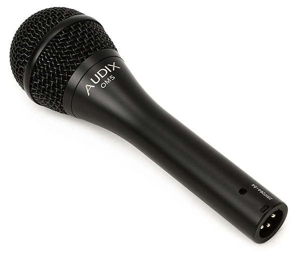Audix OM5 Hypercardioid Handheld Microphone for Stage Singers - Dynamic Vocal Performance in Black - Image 6