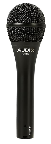 Audix OM5 Hypercardioid Handheld Microphone for Stage Singers - Dynamic Vocal Performance in Black - Image 2
