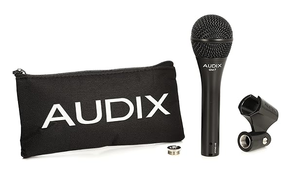 Audix OM7 Hypercardioid Handheld Microphone for Stage Singers - Dynamic Vocal Performance in Black - Image 4