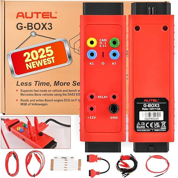 Autel 2025 G-BOX3 Accessory Tool Upgrade for Mercedes-Benz BMW Compatible with MaxiIM IM508 IM608 PRO II XP400 Scanner