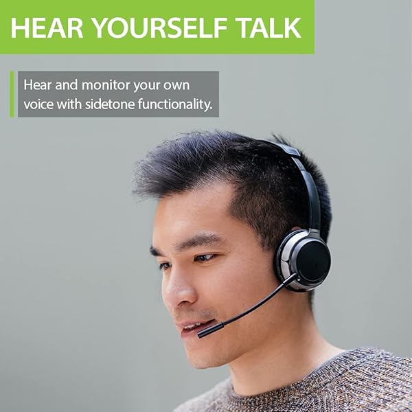 Avantree Alto Clair 2: Bluetooth Headphones with Noise-Filtering Mic & Dual Link for Clear Calls on PC & Phone - Image 6