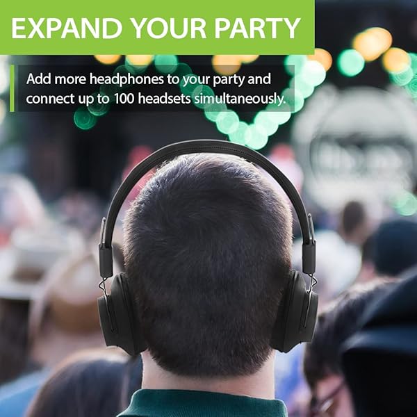 Avantree Quartet Extra Wireless Add On Headphones for Multiple Listening System Scalable to 100 - Image 3