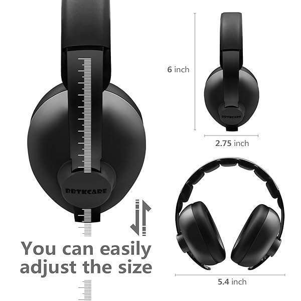 BBTKCARE Noise Cancelling Baby Headphones for 3 Months to 3 Years - Safe & Comfortable (Black) - Image 4