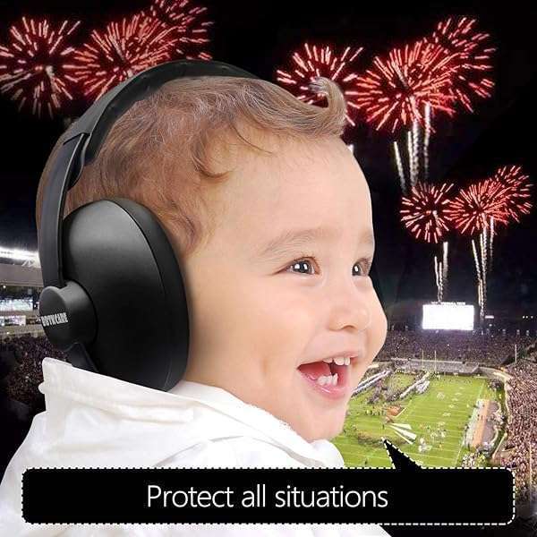 BBTKCARE Noise Cancelling Baby Headphones for 3 Months to 3 Years - Safe & Comfortable (Black) - Image 8