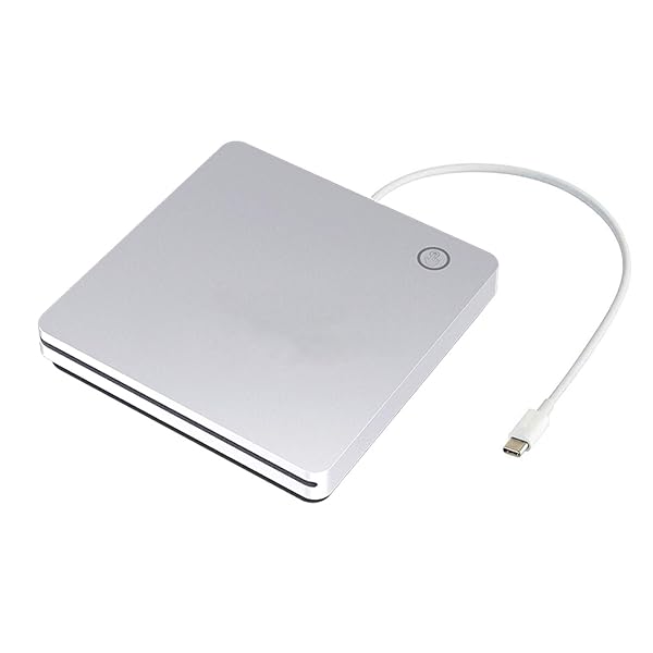 BDYING USB C CD DVD Drive - Portable Burner for Mac & Windows | Fast USB 3.0 & Type-C Slot-in Player - Image 2
