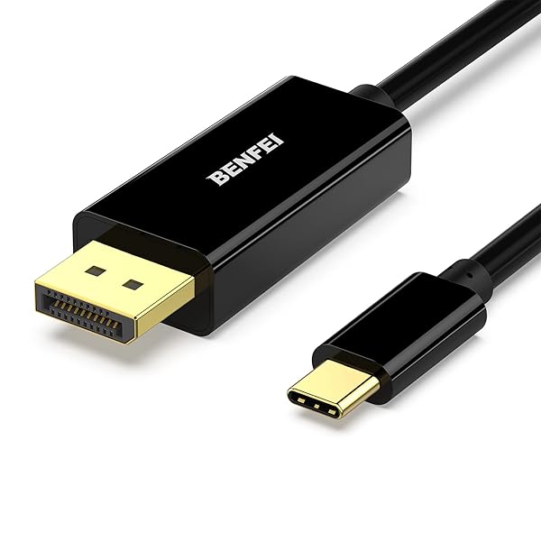 BENFEI USB C to DisplayPort Cable 8K@60Hz - Compatible with iPhone 15 Pro, MacBook Pro, iPad Pro & More - Image 3