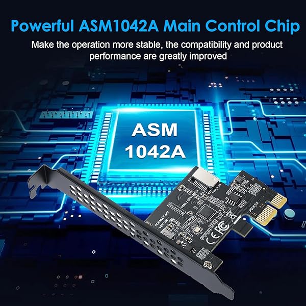 BEYIMEI PCI-E 1X to USB 3.2 Gen 1 Expansion Card with Type-C Front Panel for Desktop PC - Image 3