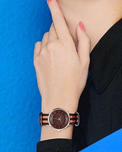 BINLUN Premium Nylon Watch Strap - Thick Multicolor Bands for Men & Women, 18mm-24mm with Heavy Duty Stainless Steel Buckle - Image 6