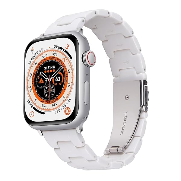 BINLUN Compatible with Apple Watch Bands 38mm 40mm 41mm 42mm for Women Men Lightweight Resin Watch Straps Bracelet Compatible with iWatch Series 11