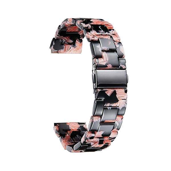 BINLUN Resin Watch Straps for Women Replacement Band 18mm 20mm 22mm 14 Colors Quick Release Wrist Strap for Men Smart Watch Bracelets