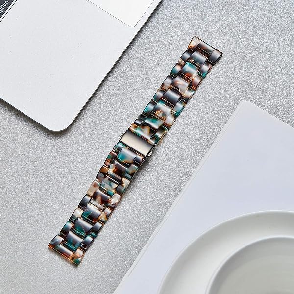 BINLUN Resin Watch Straps for Women Replacement Band 18mm 20mm 22mm Quick Release Wrist Strap for Men Smart Watch Bracelets 14 Colors - Image 7