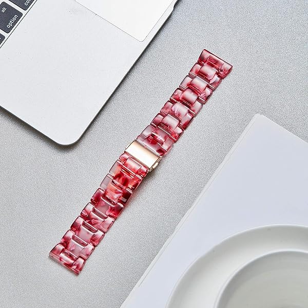 BINLUN Resin Watch Straps for Women Replacement Band 18mm 20mm 22mm Quick Release Wrist Strap for Men Smart Watch Bracelets 14 Colors - Image 7