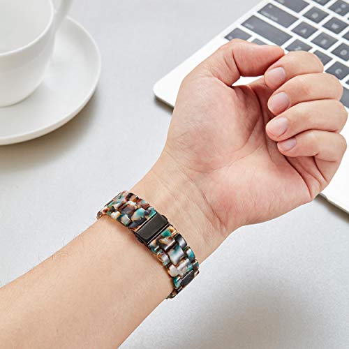 BINLUN Resin Watch Straps for Women Replacement Band 18mm 20mm 22mm 14 Colors Quick Release Wrist Strap for Men Smart Watch Bracelets - Image 2