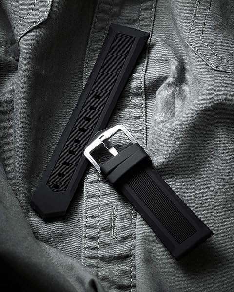 BINLUN Silicone Rubber Watch Bands: Colorful Replacement Straps for Men & Women - Multiple Sizes Available - Image 4