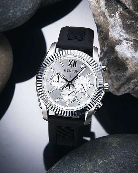 BINLUN Silicone Rubber Watch Bands: Colorful Replacement Straps for Men & Women - Multiple Sizes Available - Image 7