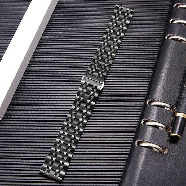 BINLUN Stainless Steel Watch Bands: 6 Colors & 13 Sizes for Men & Women - High-End Replacement Options - Image 5