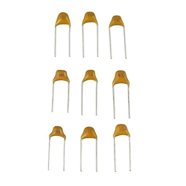 BOJACK 600Pcs Ceramic Capacitor Assortment Kit: 15 Types from 10pF to 100nF - Perfect for Electronics Projects! - Image 5