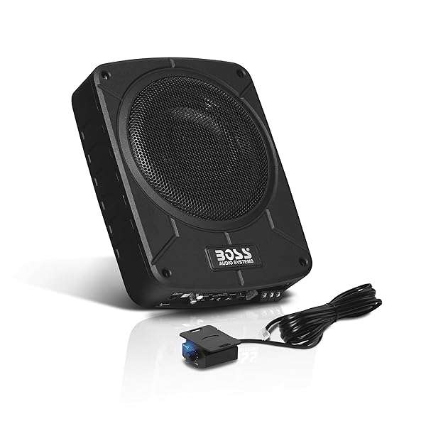 Upgrade Your Car Audio: BOSS BAB8 8-Inch Powered Subwoofer - 800W Max, 2.6 Ohm Voice Coil, Built-in Amplifier