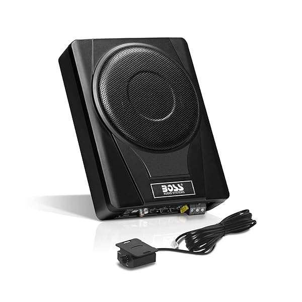 Upgrade Your Ride: BOSS BASS8 8-Inch Under Seat Car Subwoofer with 800W Power & Remote Control
