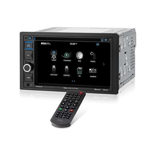 "BOSS BV9364B Car Stereo: Bluetooth, 6.2" Touchscreen, DVD, MP3, USB & AUX - Ultimate Double Din Audio Experience"
