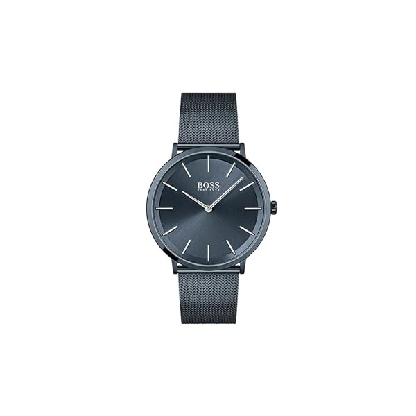 BOSS Men's Quartz Watch Stainless Steel Strap Blue 20 Model 1513827