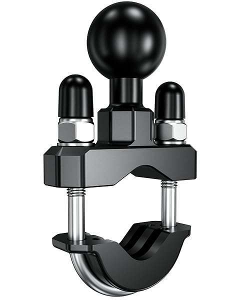 BRCOVAN Buy BRCOVAN Handlebar U-Bolt Mount Base with 1'' TPU Ball - Fits 0.5'' to 1.25'' Rails, Compatible with RAM Mounts & Phone Holders