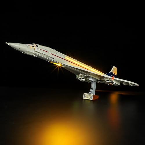 BRIKSMAX Lighting Kit for Concorde Compatible with Lego 10318 Enhance Your Building Experience No Lego Set Included - Image 4