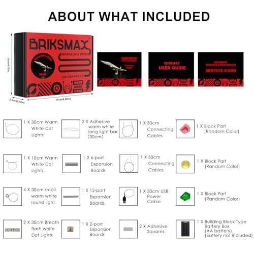 BRIKSMAX Lighting Kit for Concorde Compatible with Lego 10318 Enhance Your Building Experience No Lego Set Included - Image 7