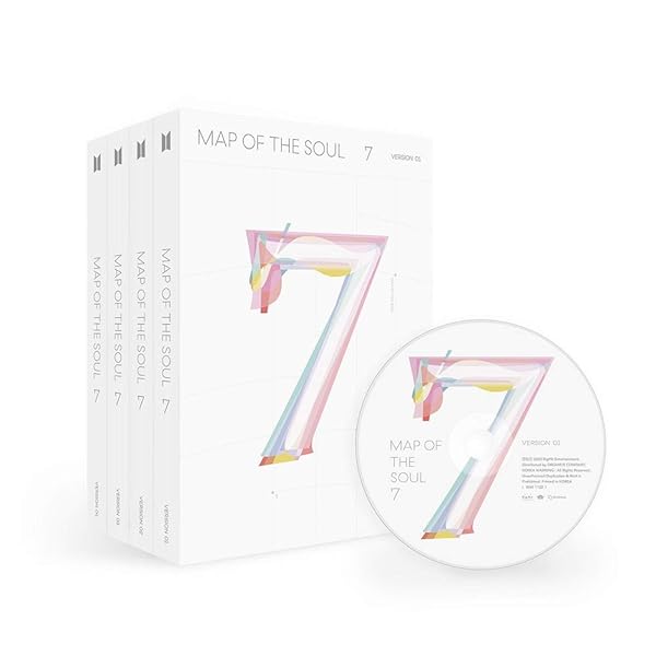 BTS Map Of The Soul 7 CD Version 1 High Quality Music Album for Fans