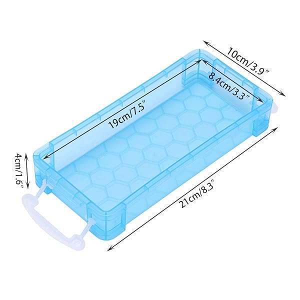BTSKY Large Capacity Pencil Box - 6 Pack Organizer for Office & Art Supplies in 3 Colors - Image 6