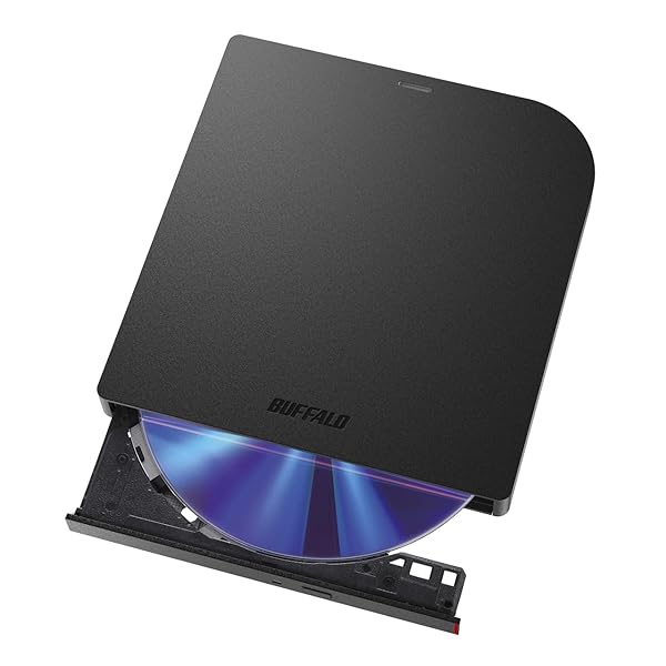 BUFFALO MediaStation 6X Portable Blu-ray Drive: USB-C, Plays & Burns Blu-rays, DVDs, CDs for PC/Mac Laptops & Desktops - Image 9