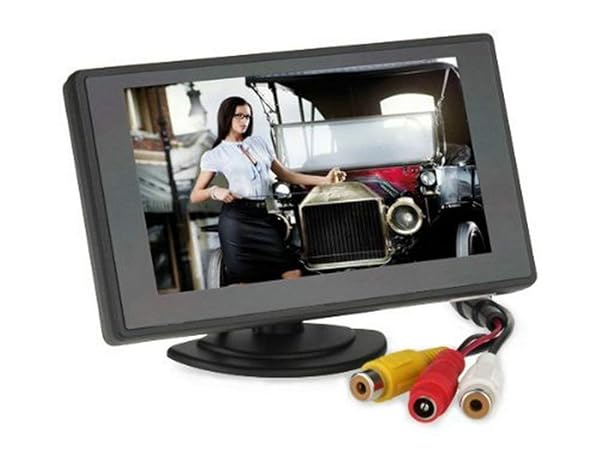 BW 4.3'' Color TFT Car Monitor - 480x272 Resolution Rear-View System for Cars & Automobiles - Image 2