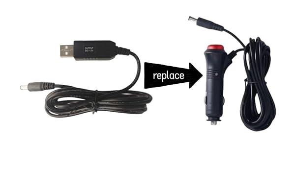 Baby Car Camera USB Powered Adapter 12V 7FT Cord for Cigarette Lighter Port Compatible with Monitors and Cameras - Image 4