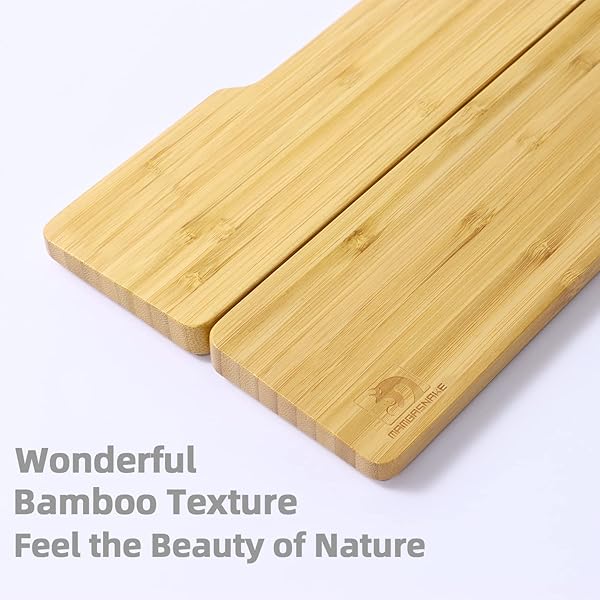 Bamboo Wrist Rest for Computer Keyboard, Ergonomic Mechanical Keyboard Wrist Pad, Hard Wrist Rest for Easy Typing Pain Relief, Anti-Slip Keyboard - Image 7